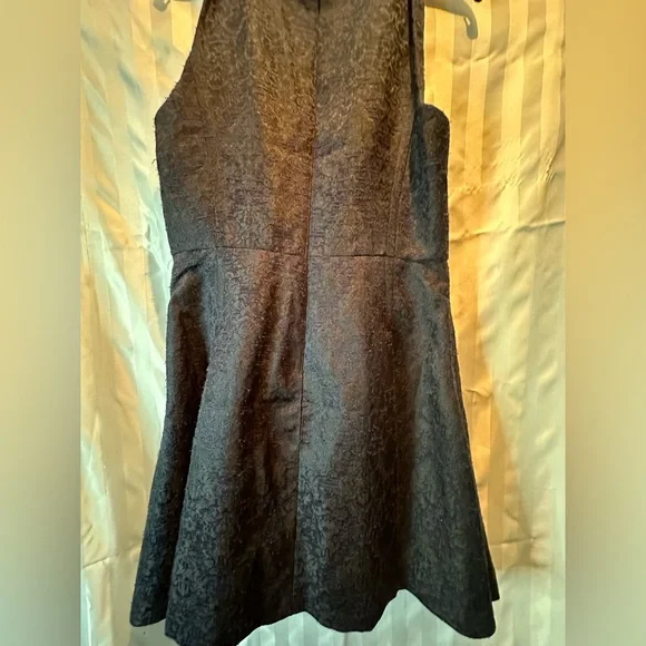 Banana Republic V-Neck Sleeveless Navy Blue Tapestry Dress - Picture 10 of 10